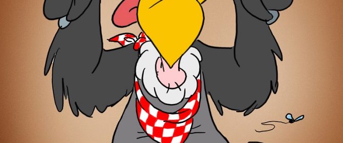 roadkill eating behavior