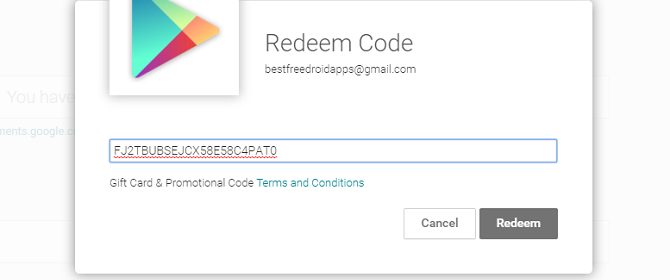 Google Play Code