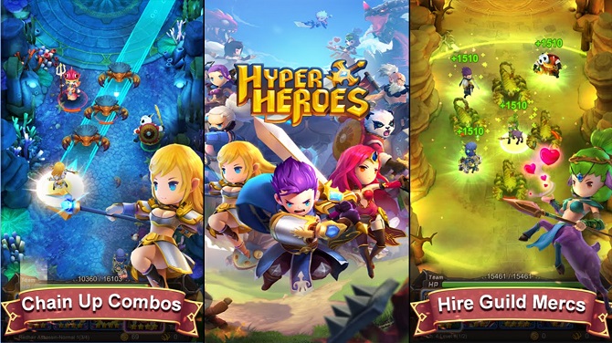 Hyper heroes game play