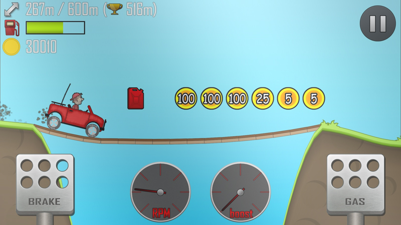 hill climb racing gameplay