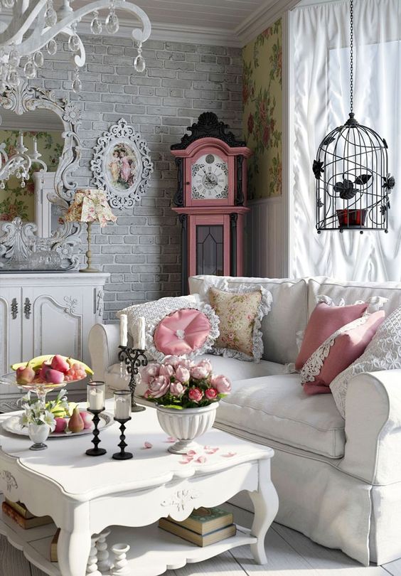 Shabby Chic Living Room Decoration